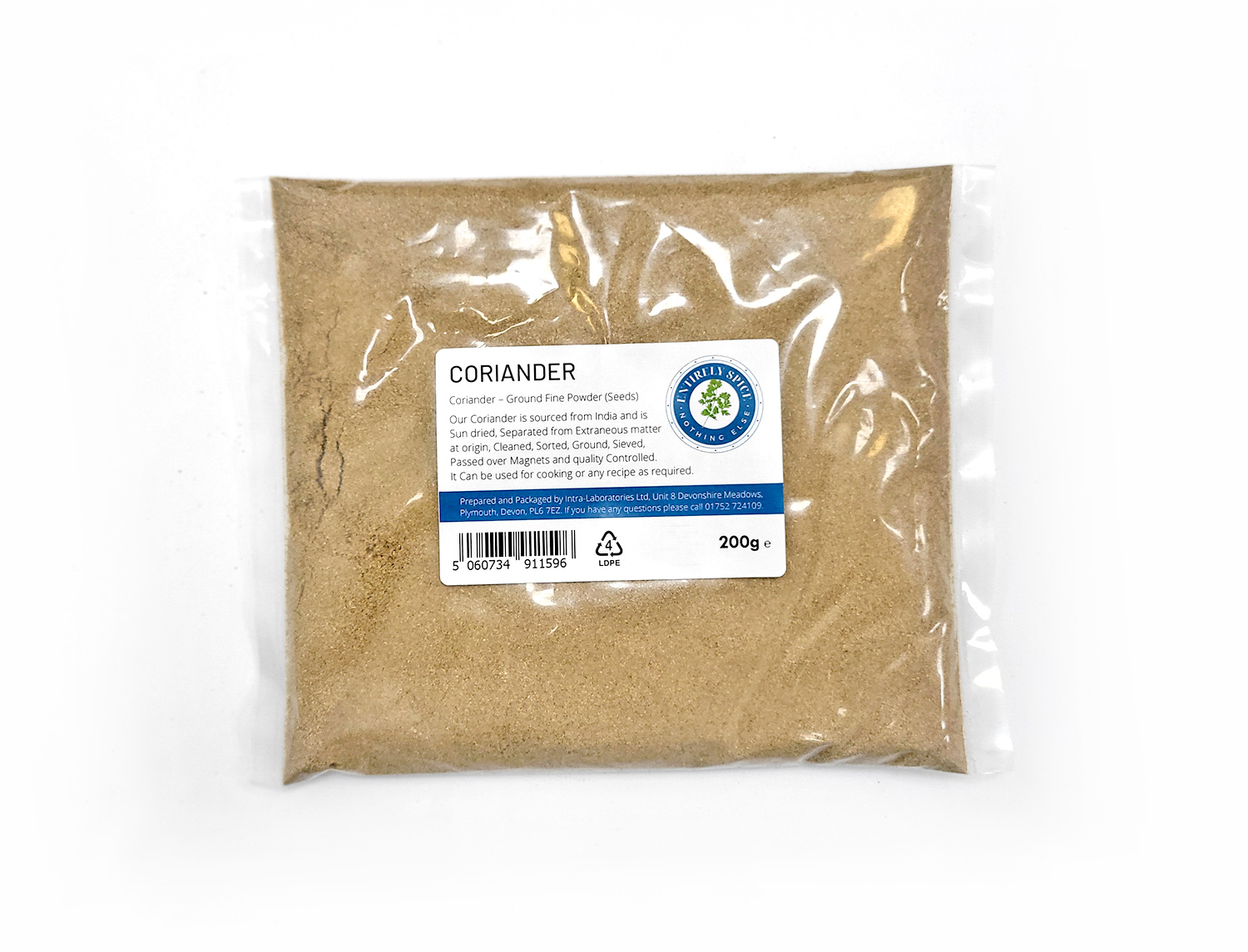 Ground Coriander Seeds 200g